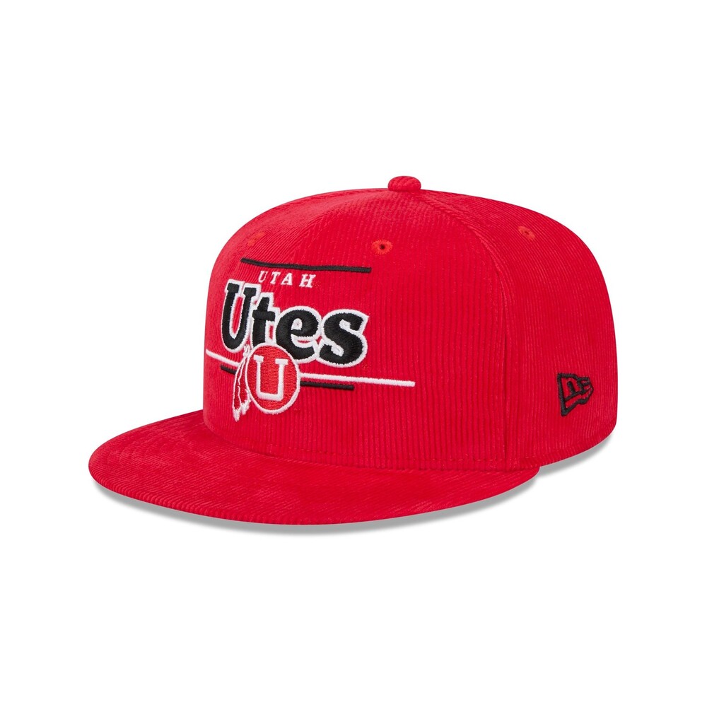 New Era Utah Utes College Vault Throwback Display 9FIFTY Snapback Hat - One Size